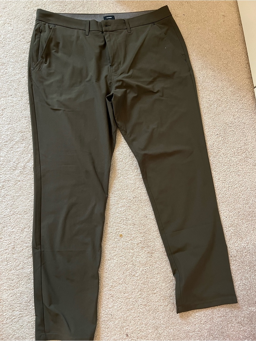 Express Olive Green Men's Chinos